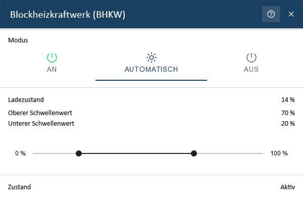 bhkw automatisch