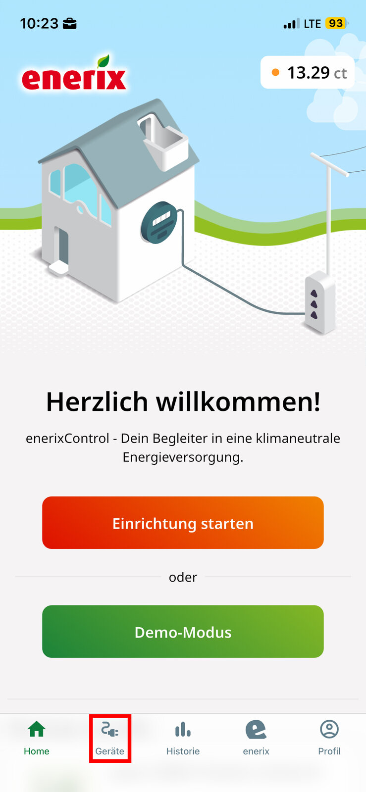 enerix setup devices