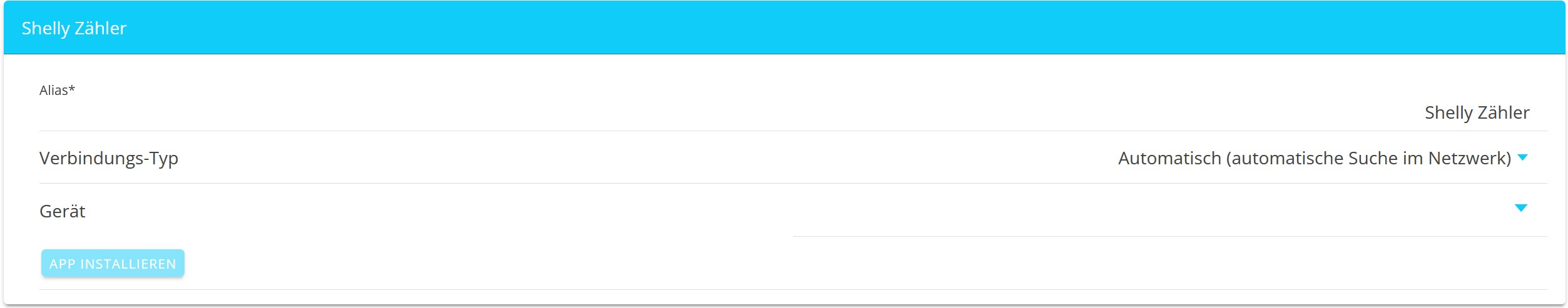 shelly meter installation 2