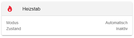 App Heizstab Widget
