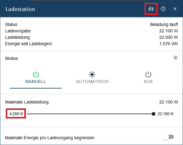 ibnevcs Ladestation Advanced Nav Carconfig Active