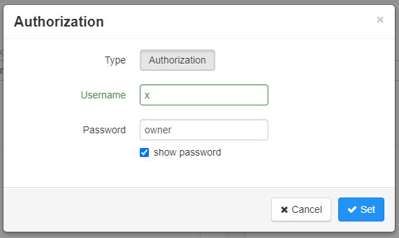 Talend API Tester Authentication POST