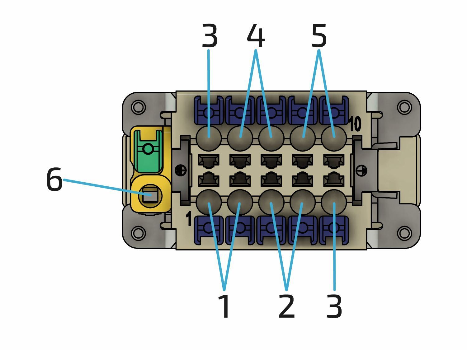 Harting Pinout 20 30