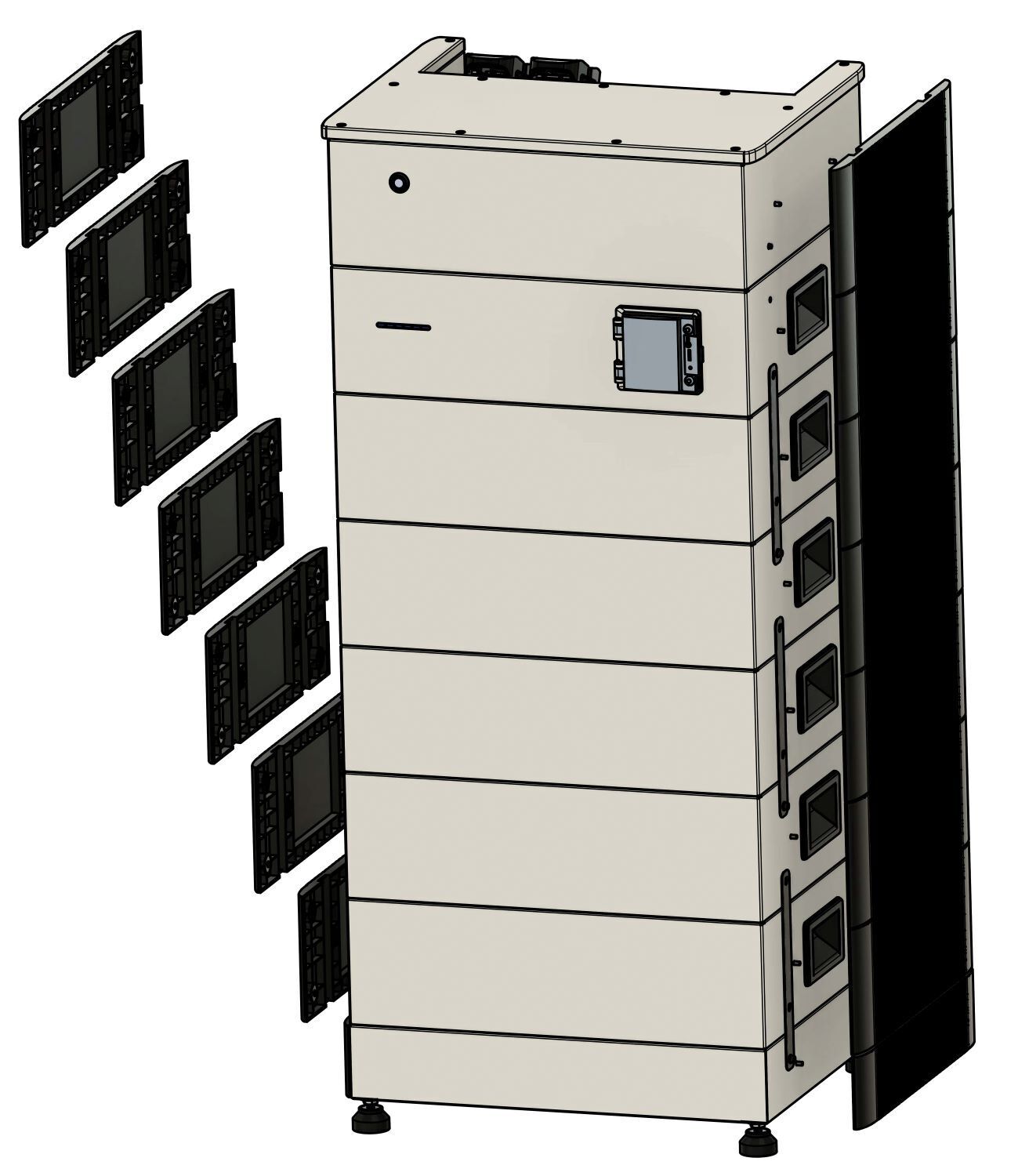 tower mount side panels