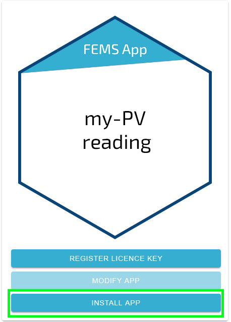 myPV app installation 1