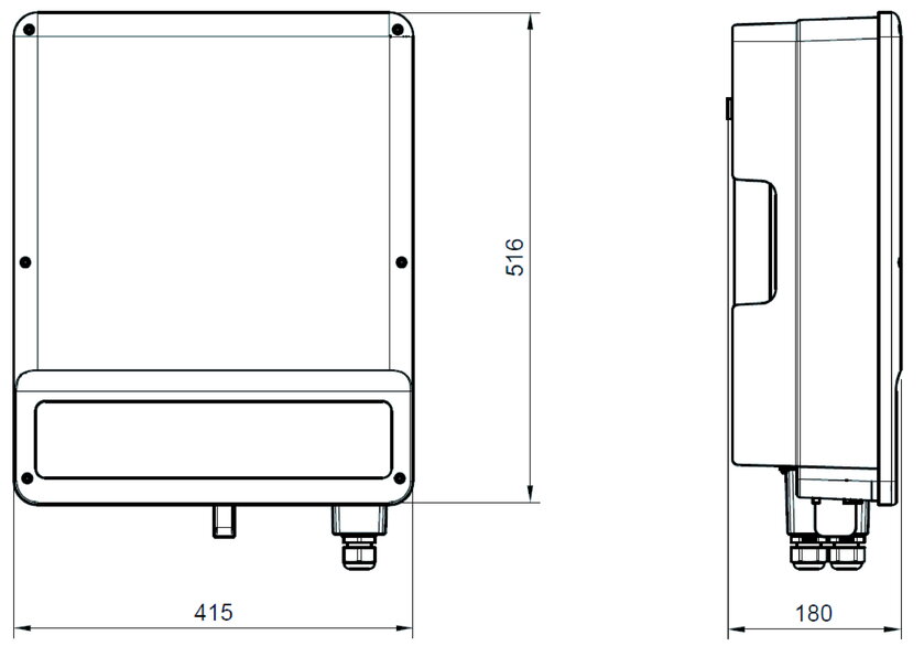 inverter dimensions